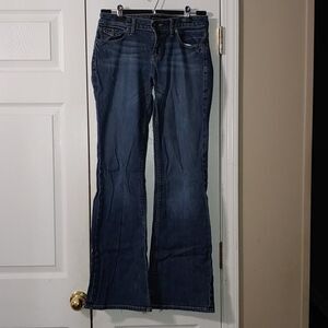 Banana Republic Factory flare wide leg jeans Sz 2R